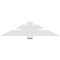 Ekena Millwork Redmond Architectural Grade PVC Gable Bracket, 60"W x 15"H x 4"D x 6"F, 6/12 Pitch GBP060X15X0406RED00 - alternate 4